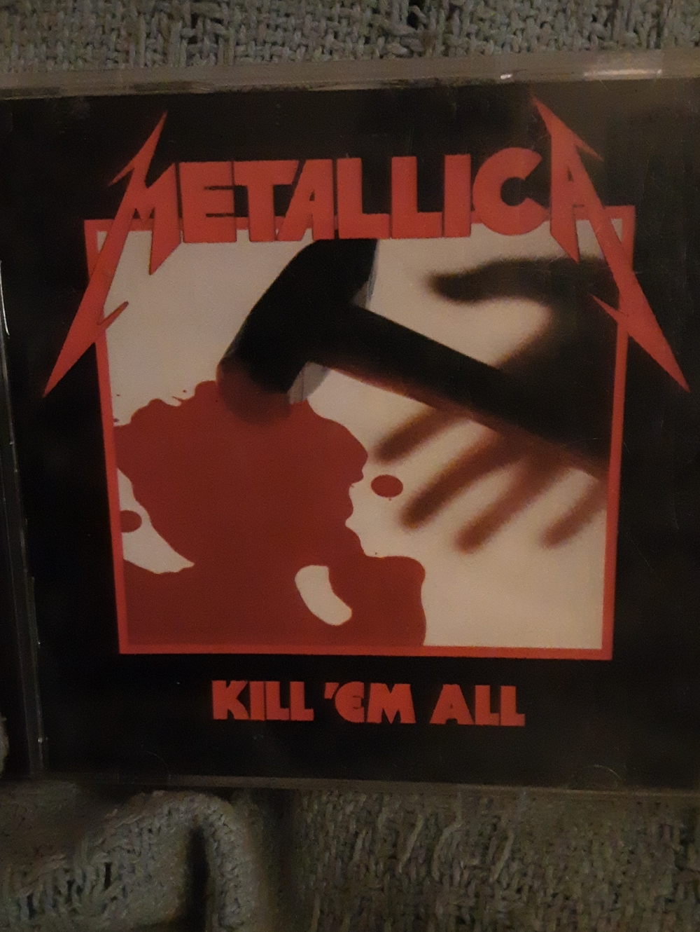 Metallica "Kill 'Em All" Debut  Album On  CD  In Jewel Case - Black & Red